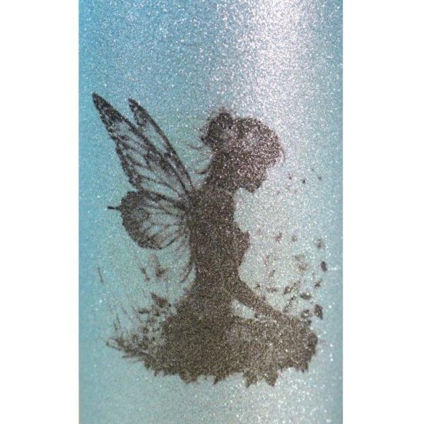 Trinkflasche Glitzer Fee